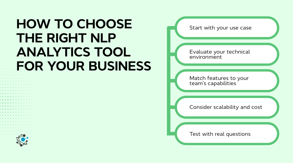 How to choose the right NLP analytics tool for your business