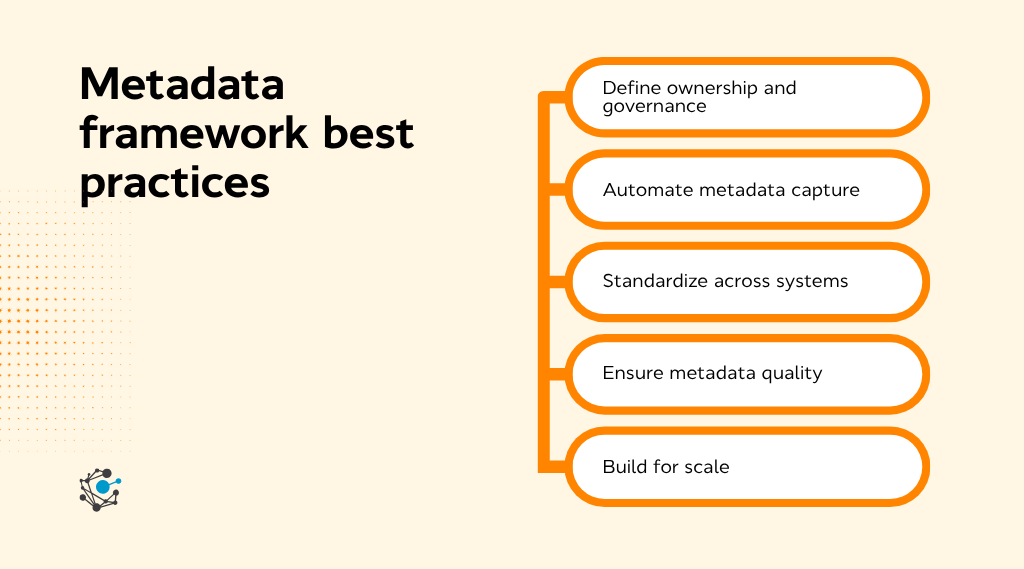 Metadata framework best practices