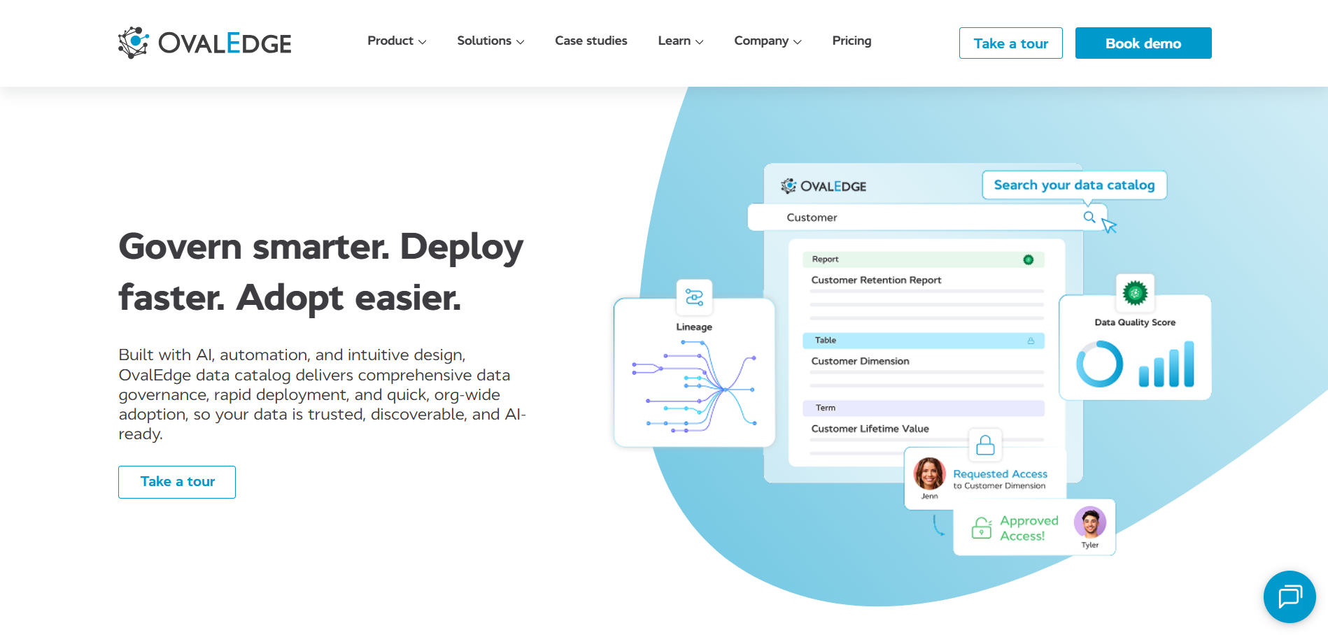 OvalEdge homepage