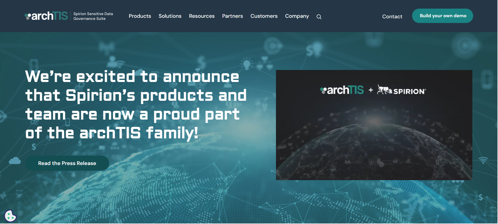 Spirion homepage