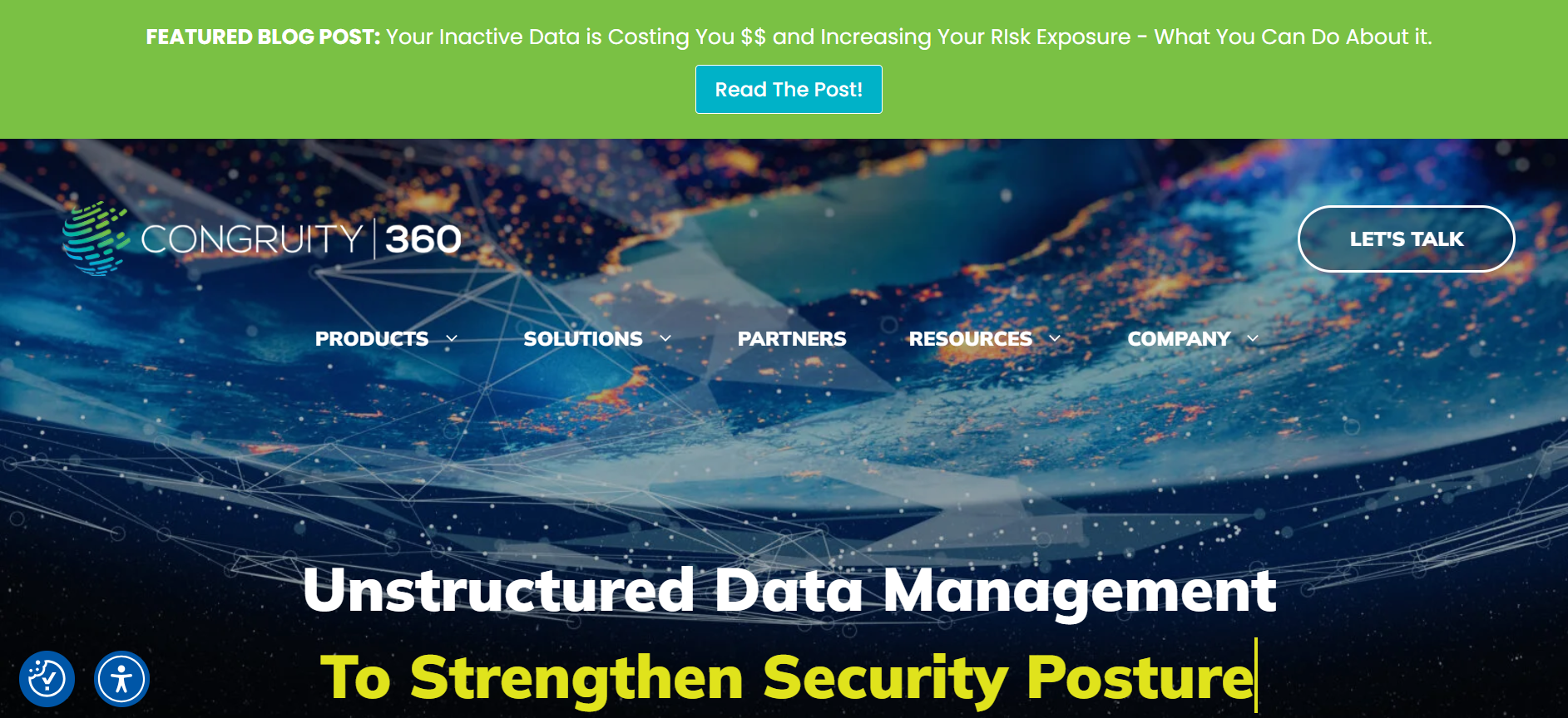 Congruity360 homepage