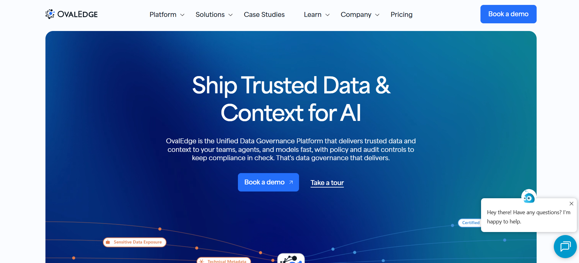 OvalEdge homepage