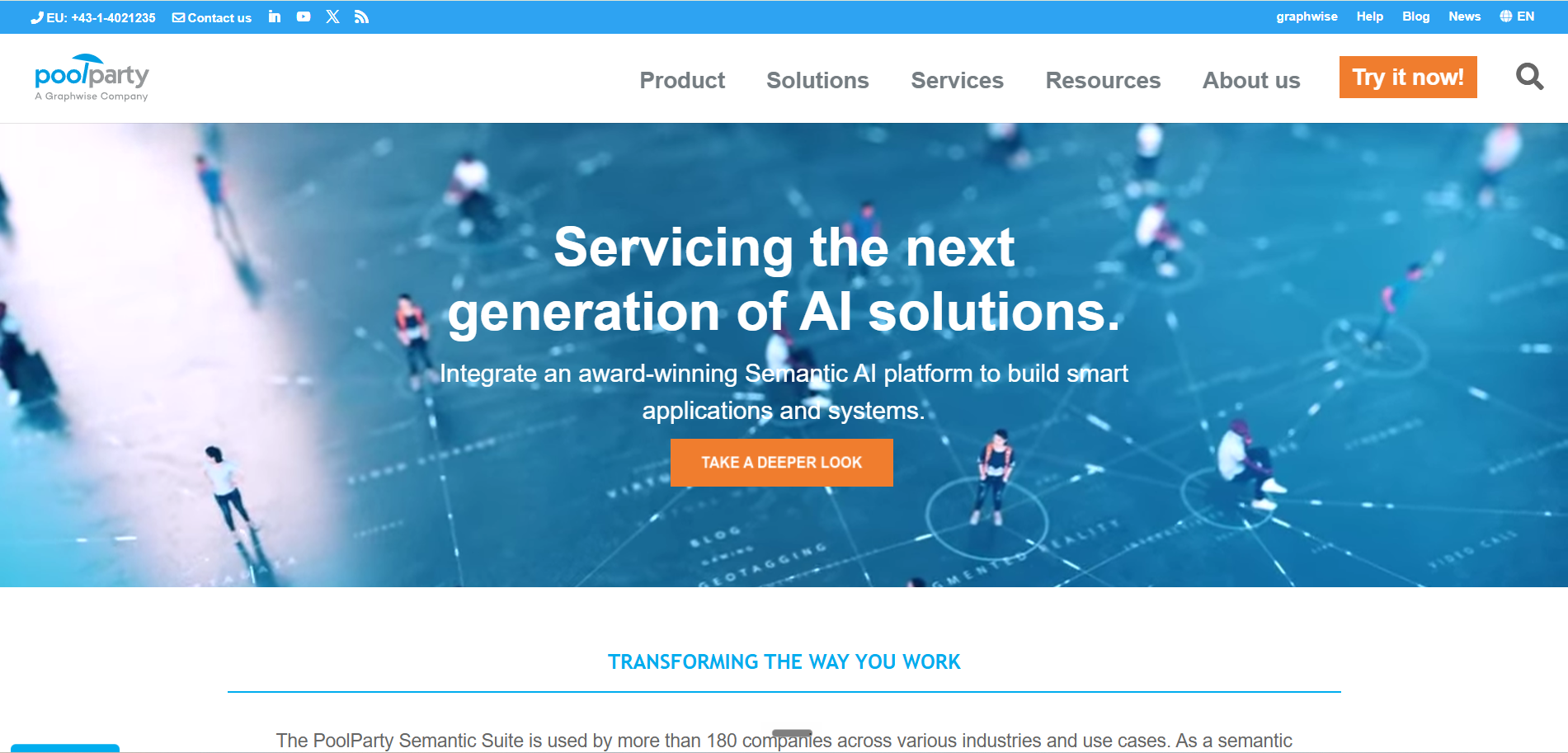 PoolParty Semantic Suite homepage