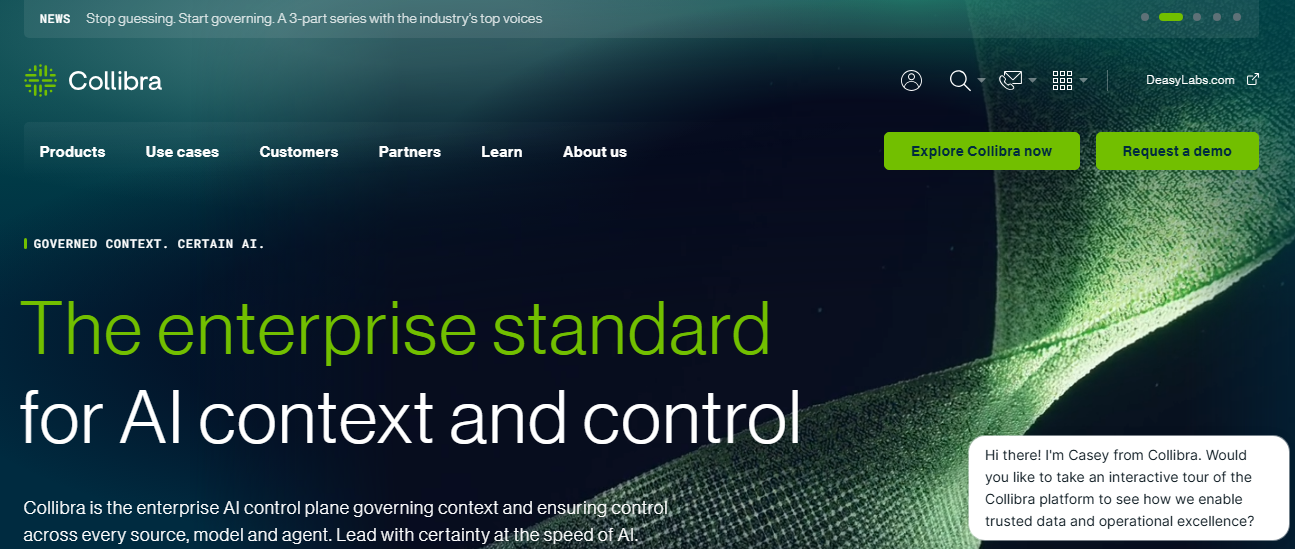 Collibra homepage