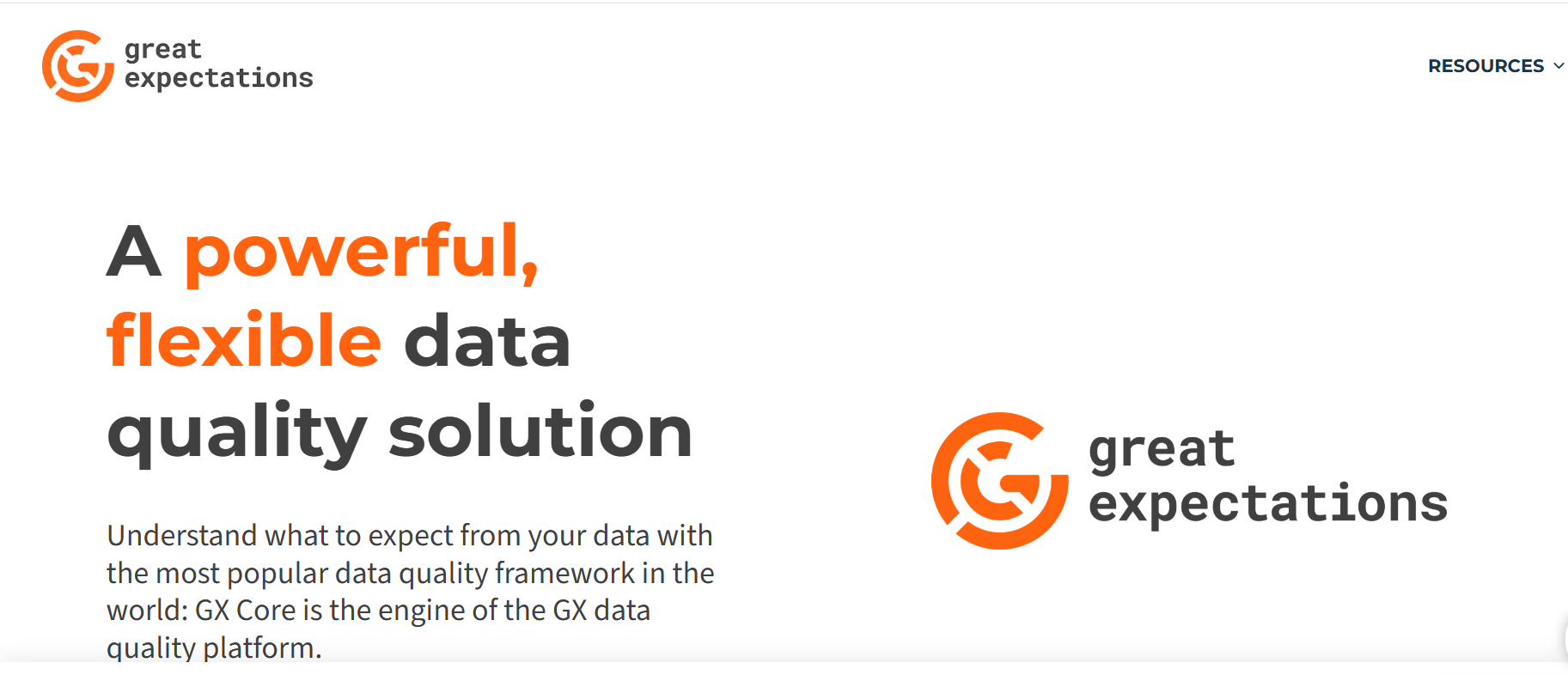Great Expectations (GX) homepage