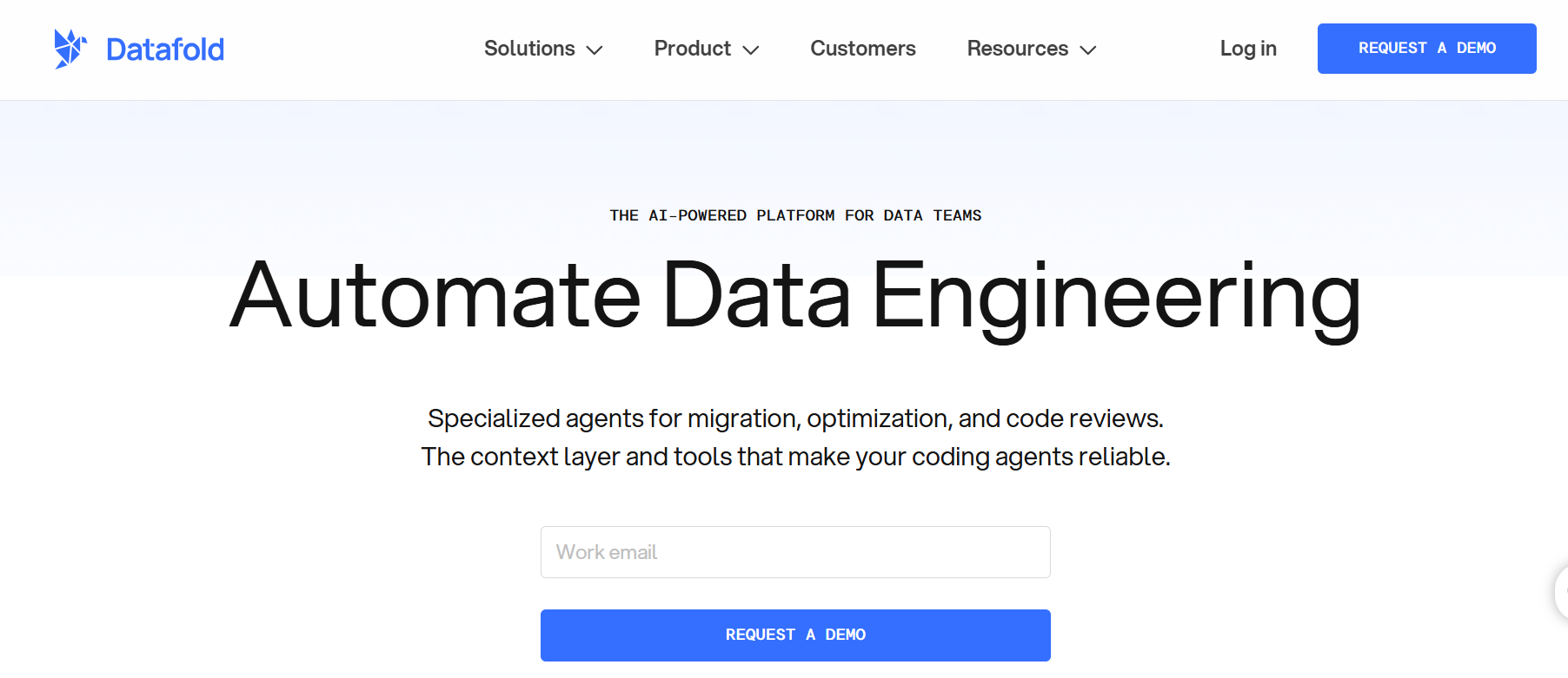 Datafold (open-source diff tool) homepage