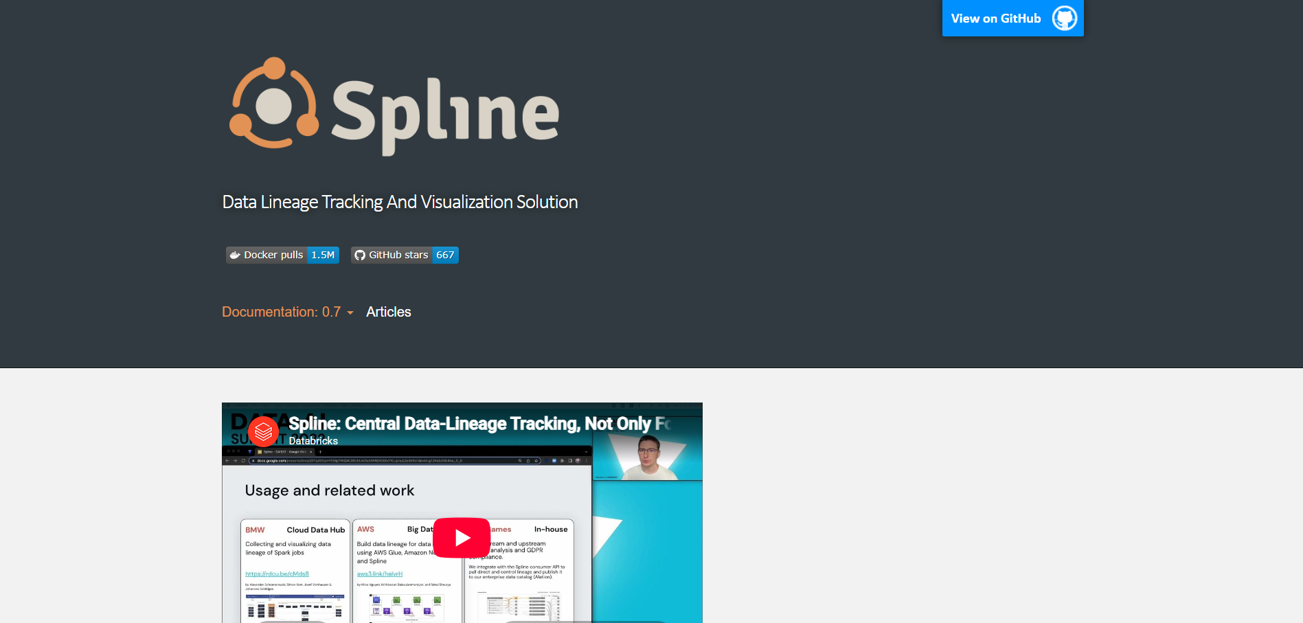 Spline homepage