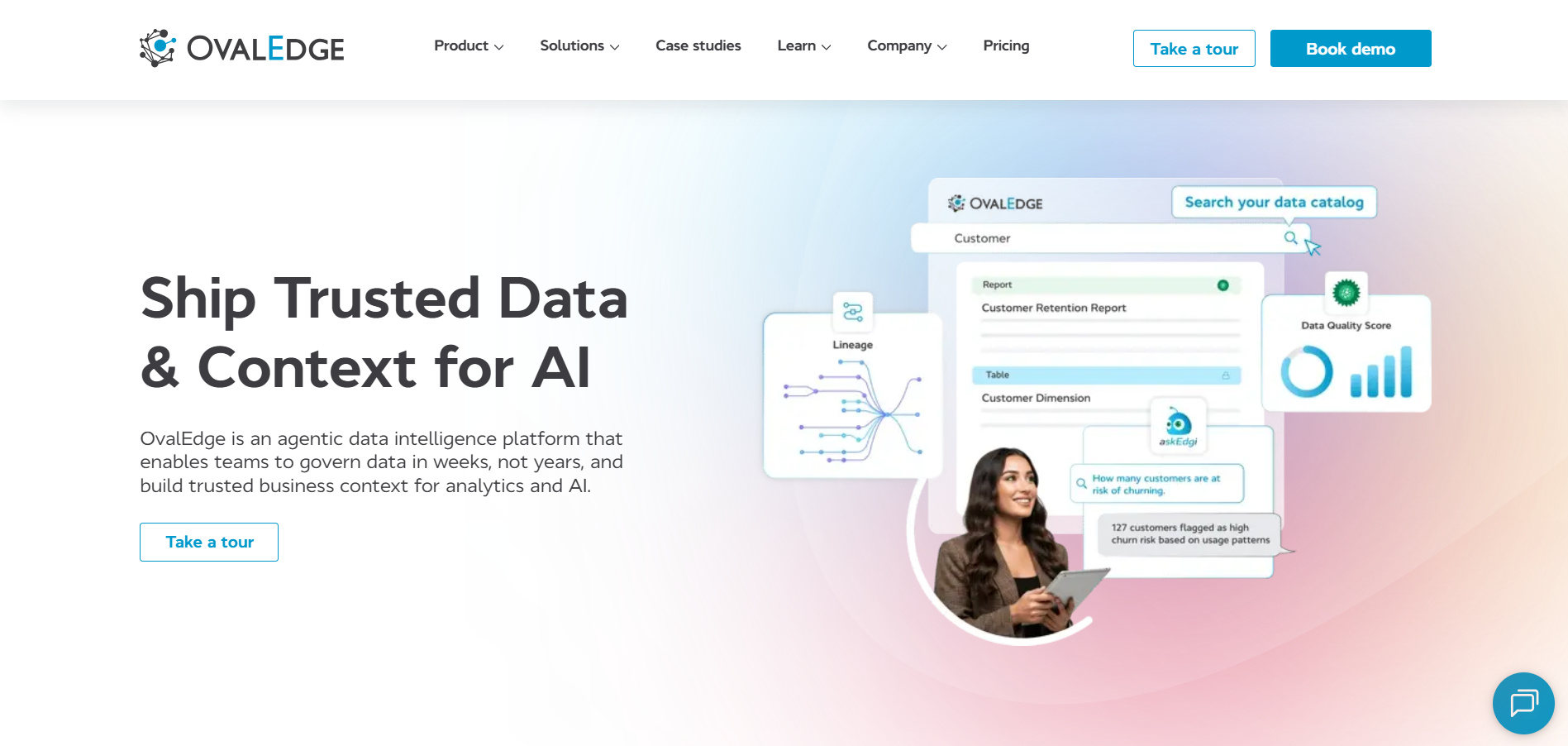 OvalEdge homepage