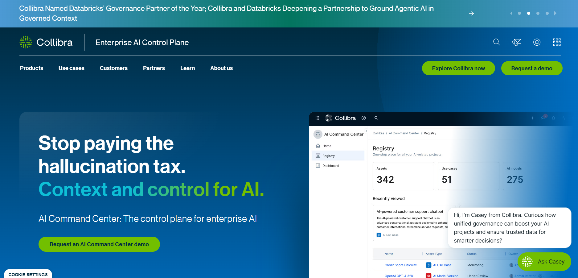 Collibra homepage