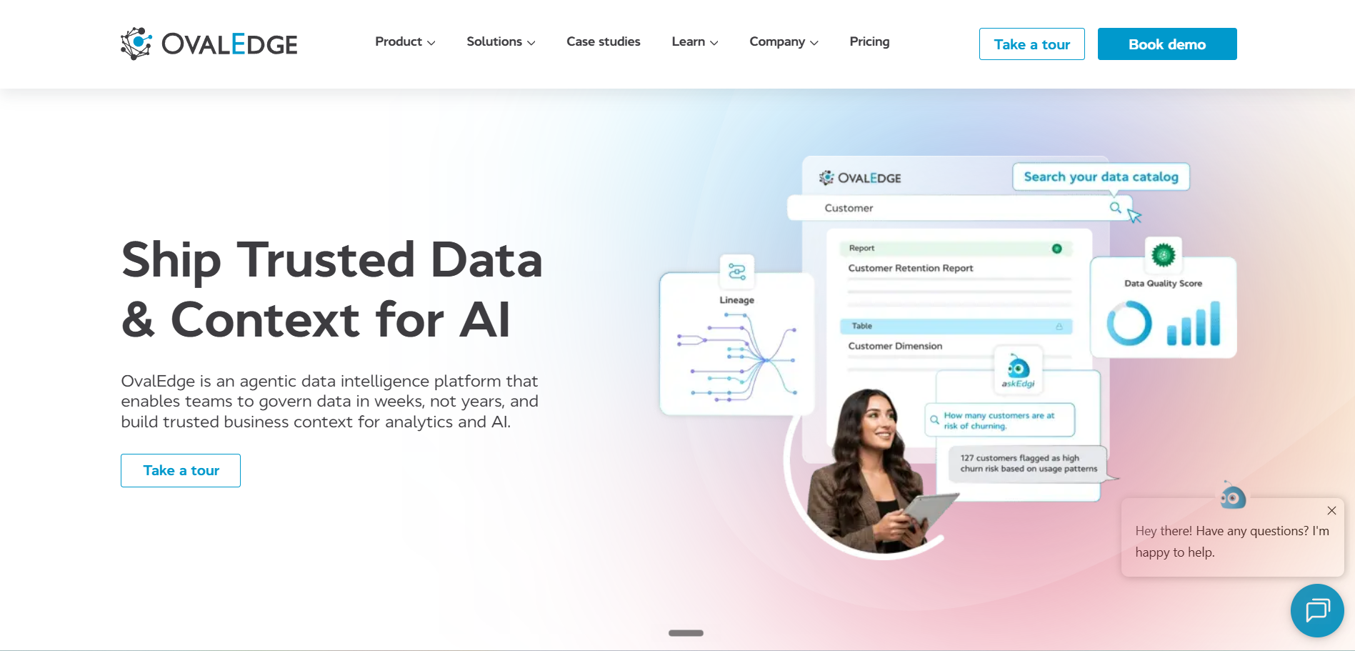 OvalEdge homepage