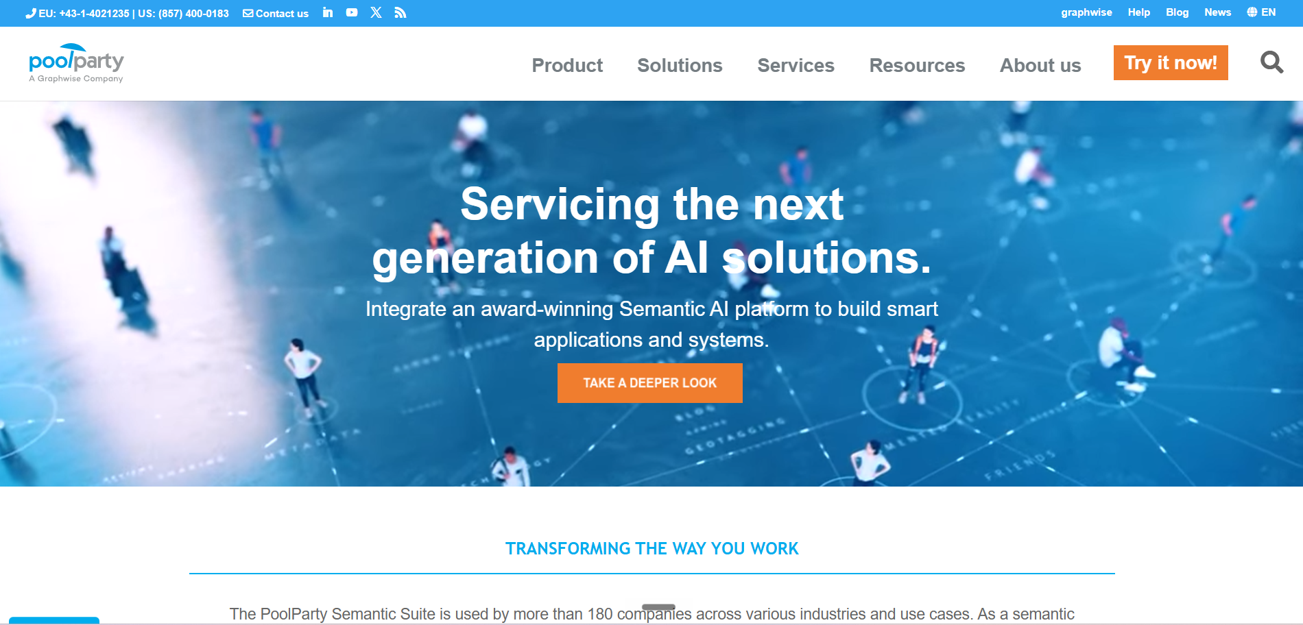 PoolParty homepage