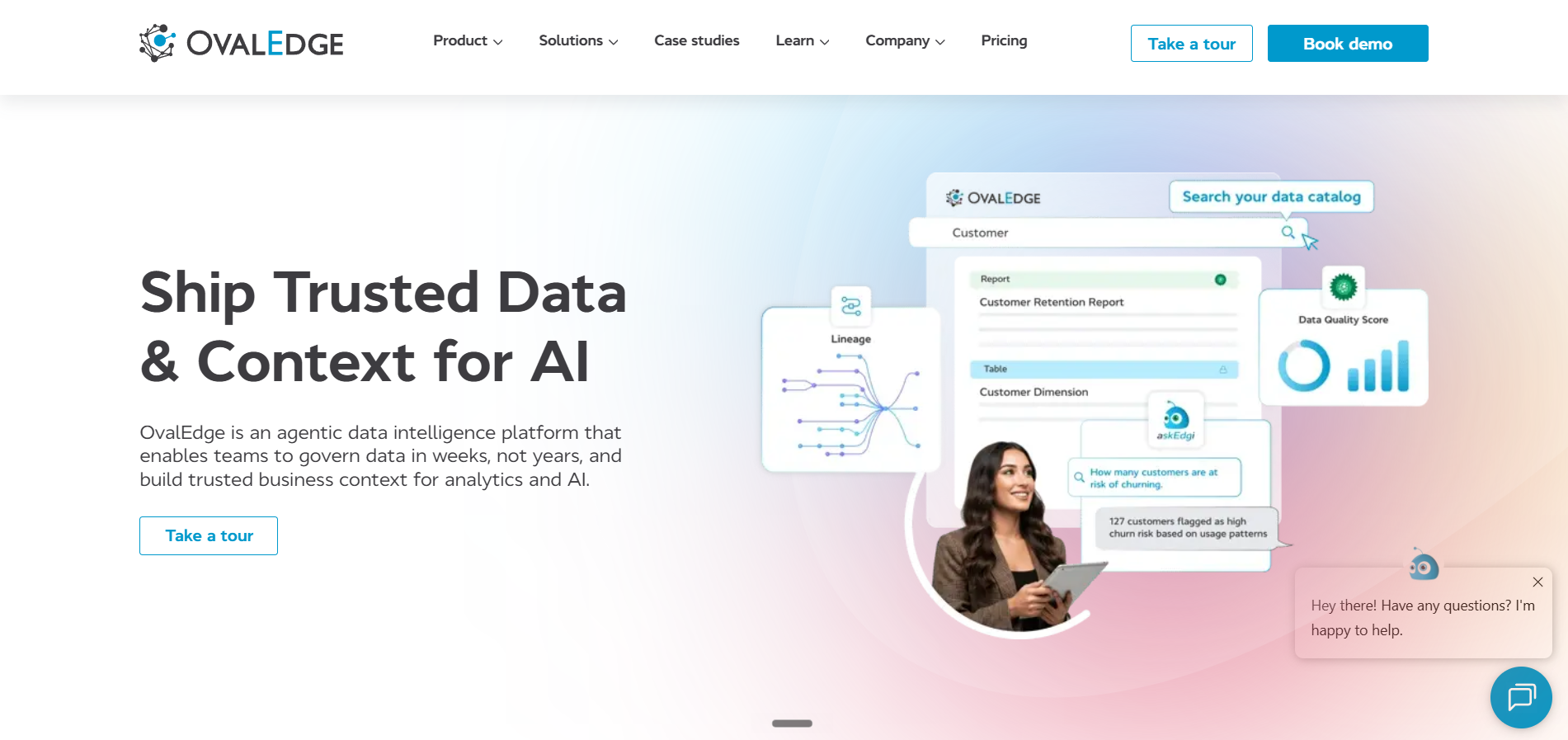 OvalEdge homepage