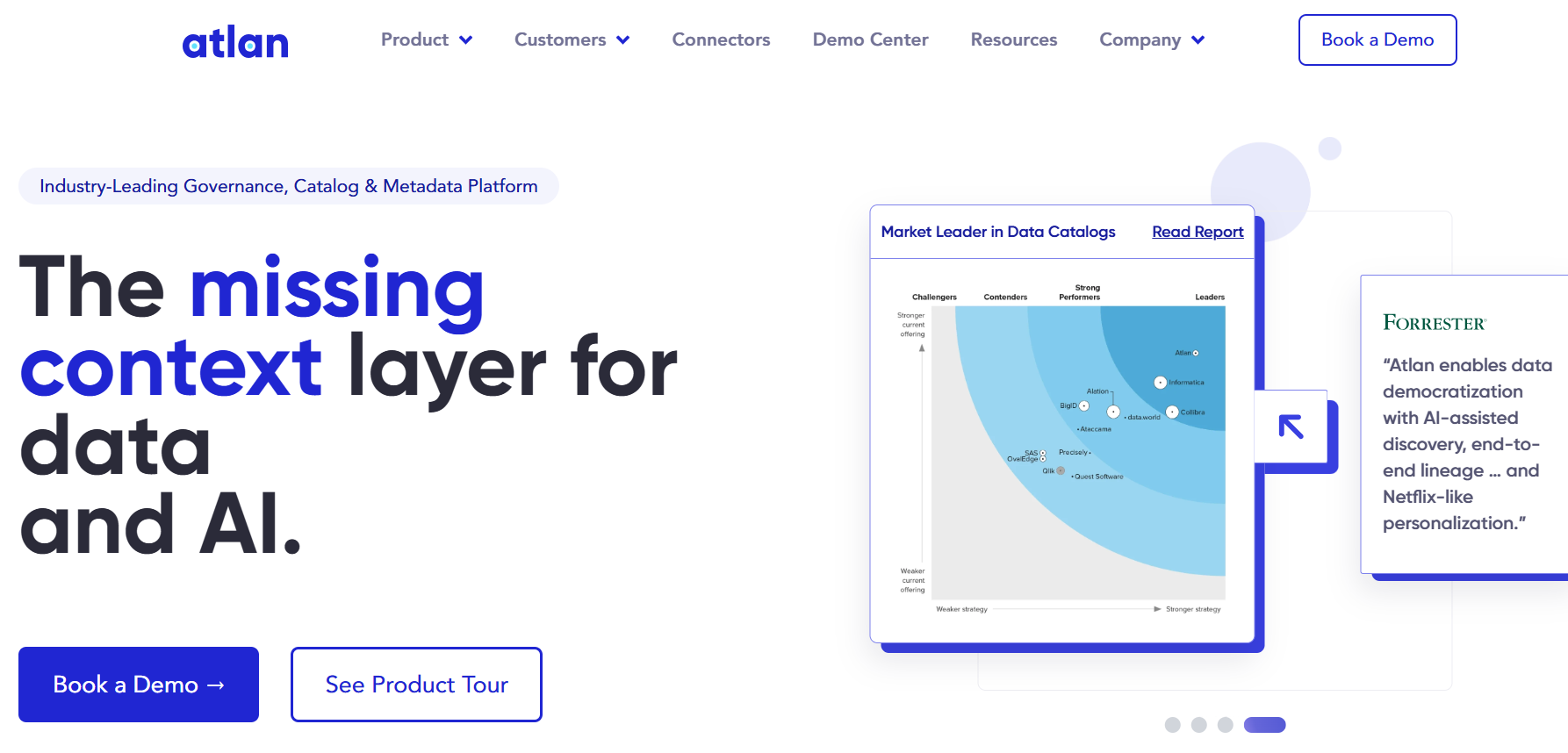Atlan homepage