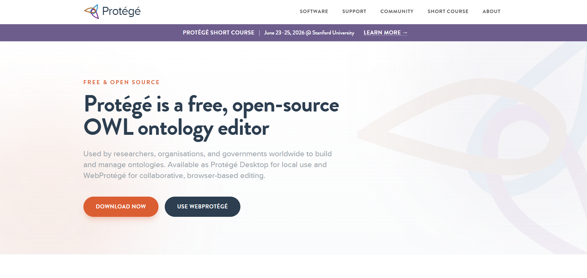 Protégé and WebProtégé homepage
