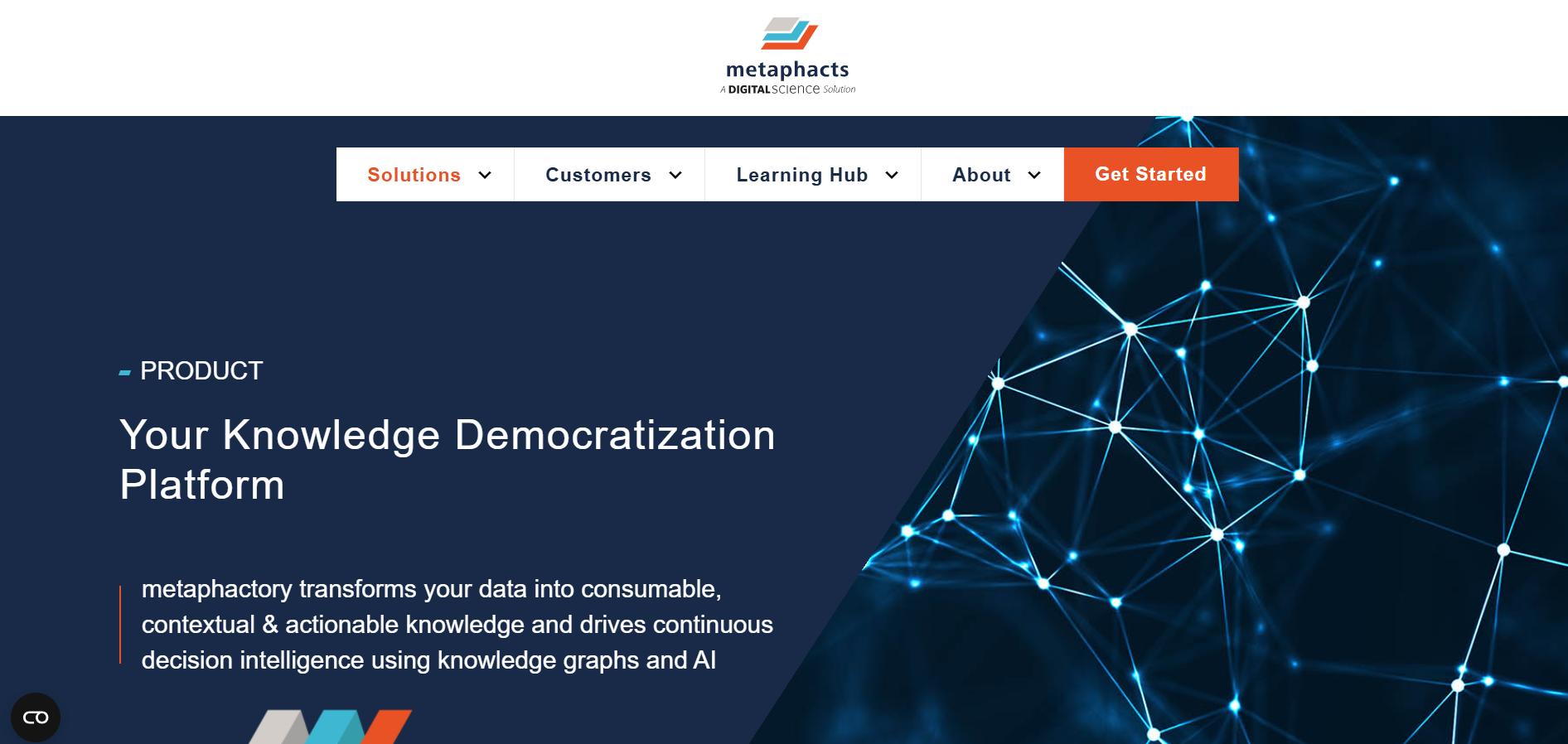 metaphactory homepage