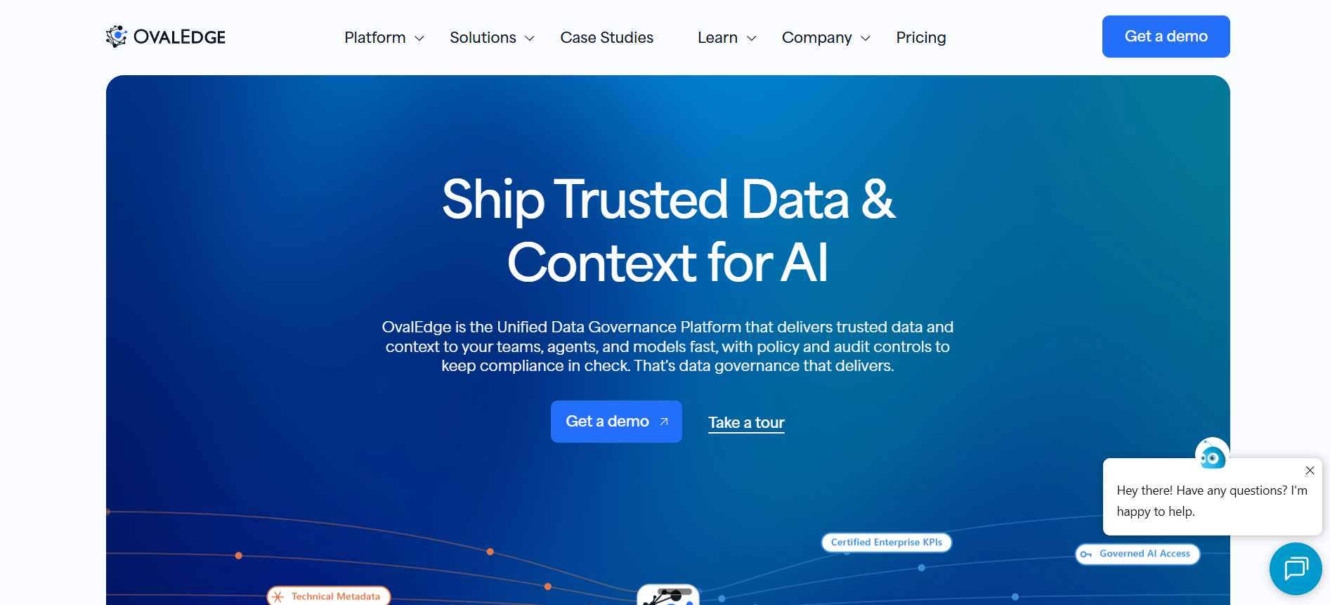 OvalEdge homepage