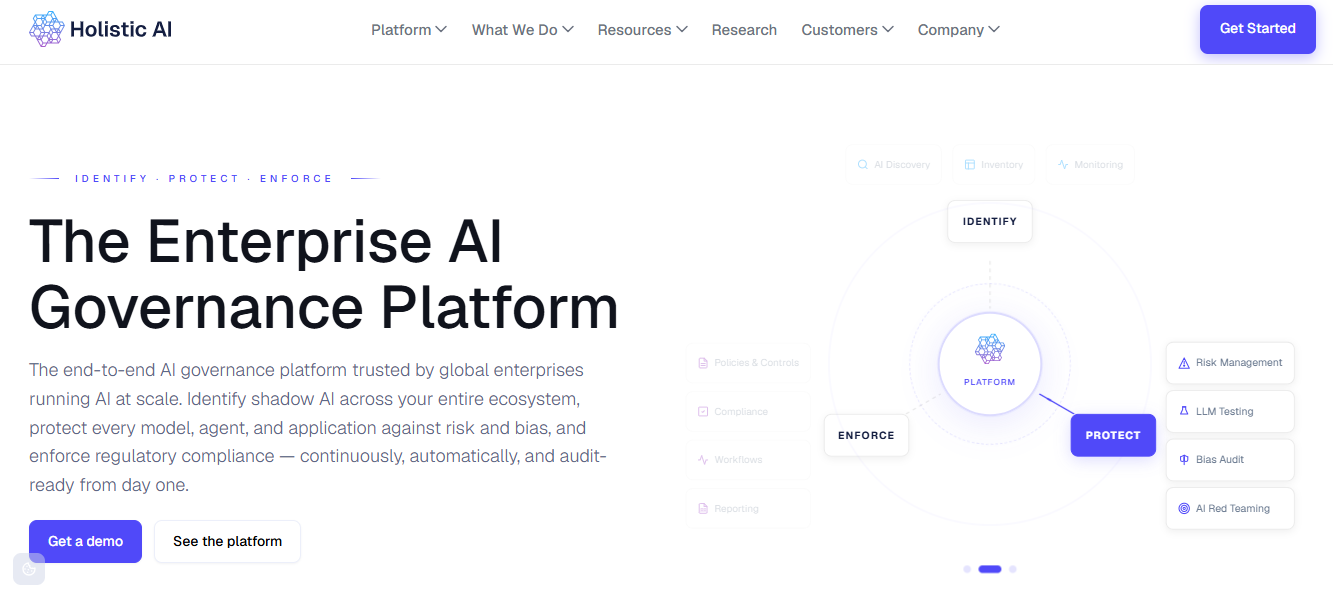 Holistic AI homepage