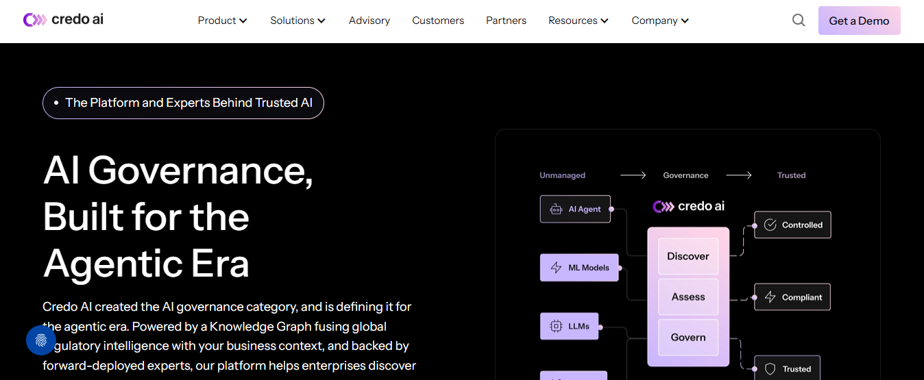 Credo AI homepage