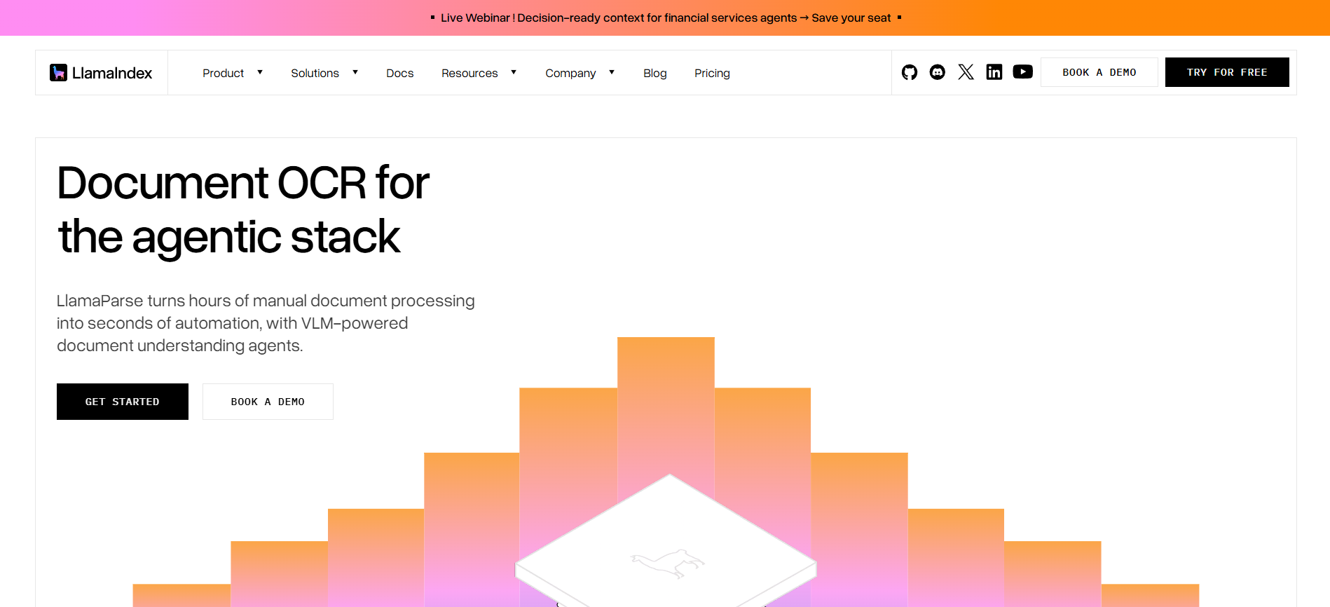 LlamaIndex homepage