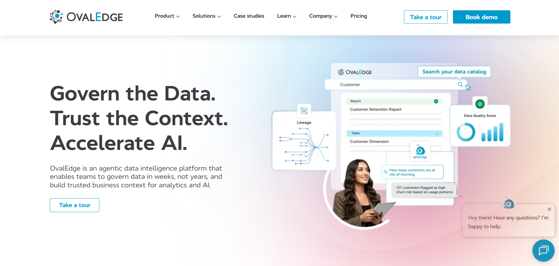OvalEdge homepage