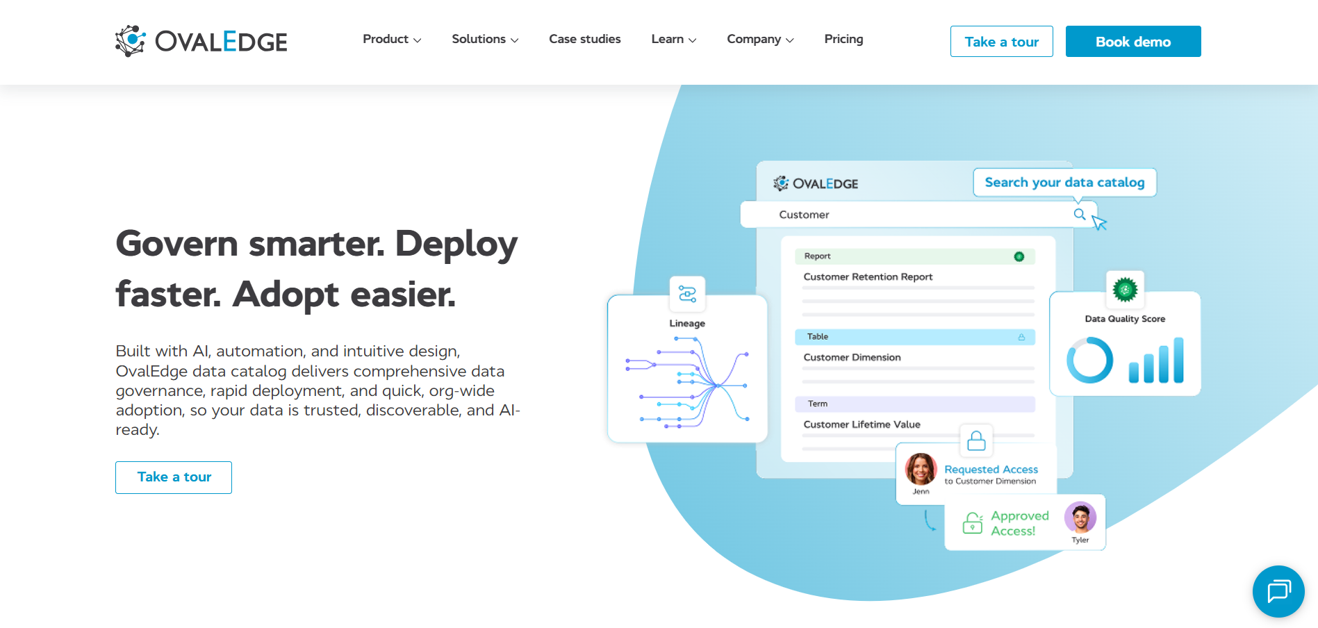 OvalEdge homepage