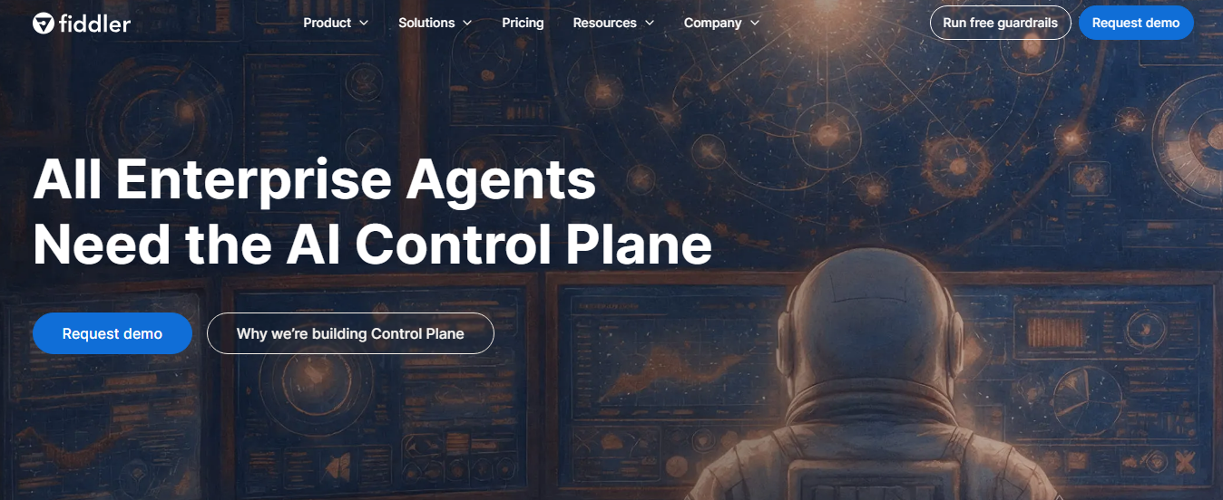 Fiddler AI homepage