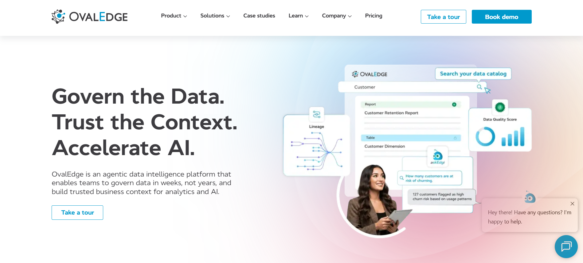 OvalEdge homepage