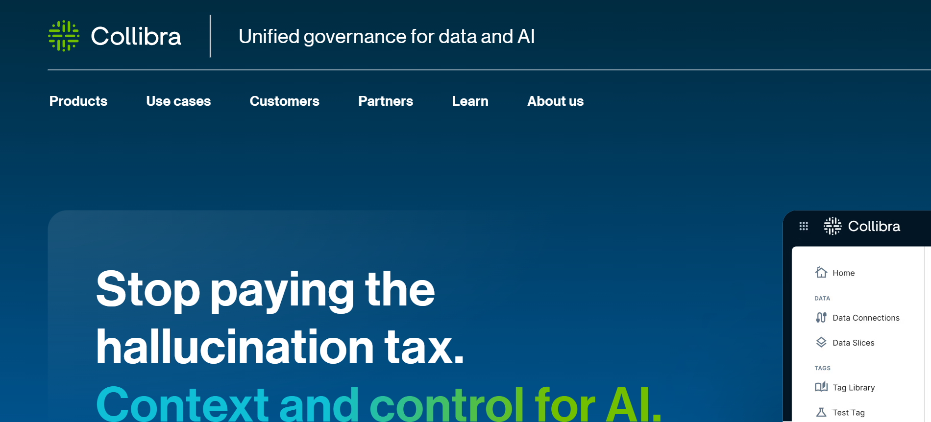 Collibra homepage