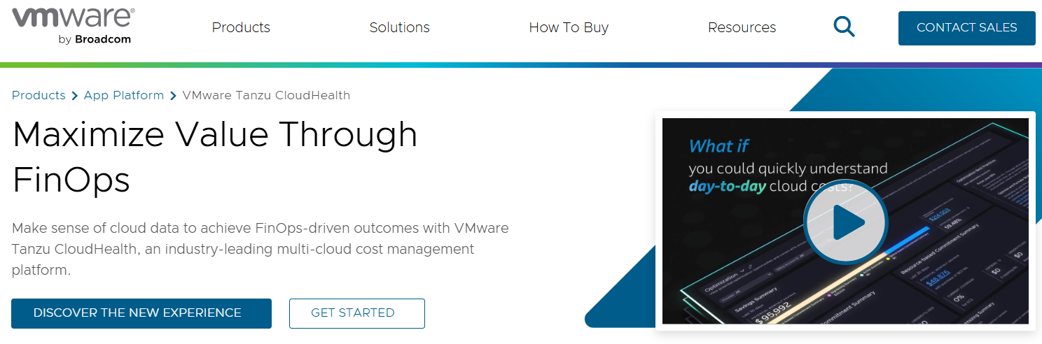 CloudHealth by VMware Homepage