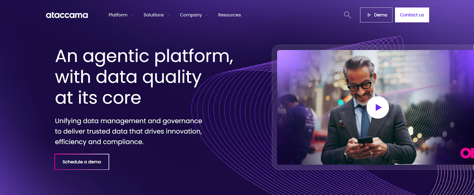 Ataccama ONE Homepage