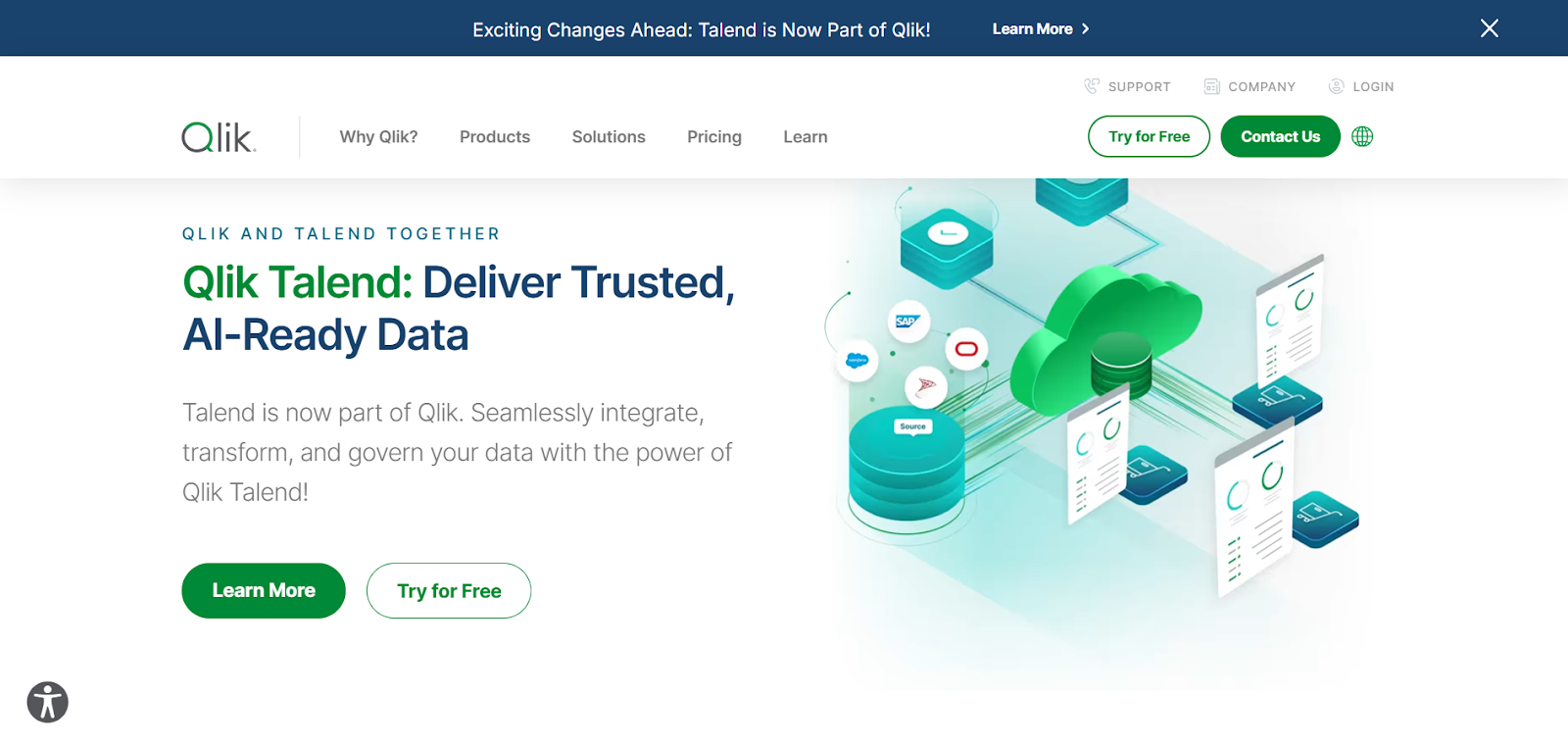 Talend Homepage