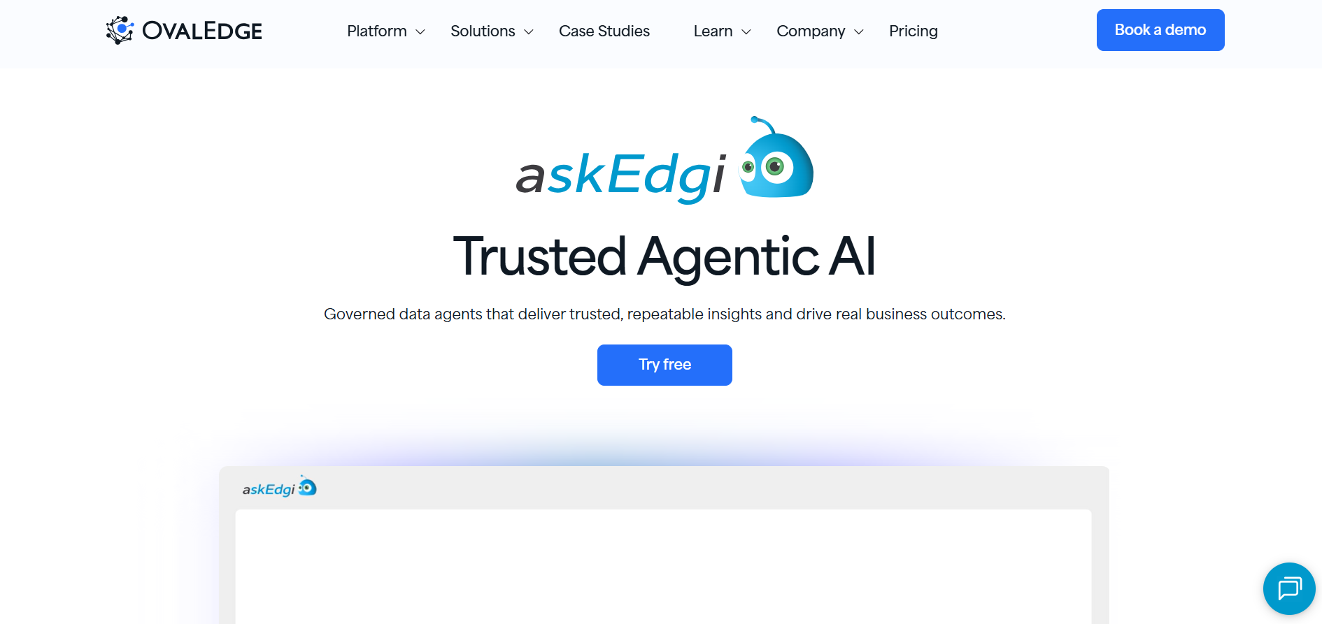 askEdgi homepage