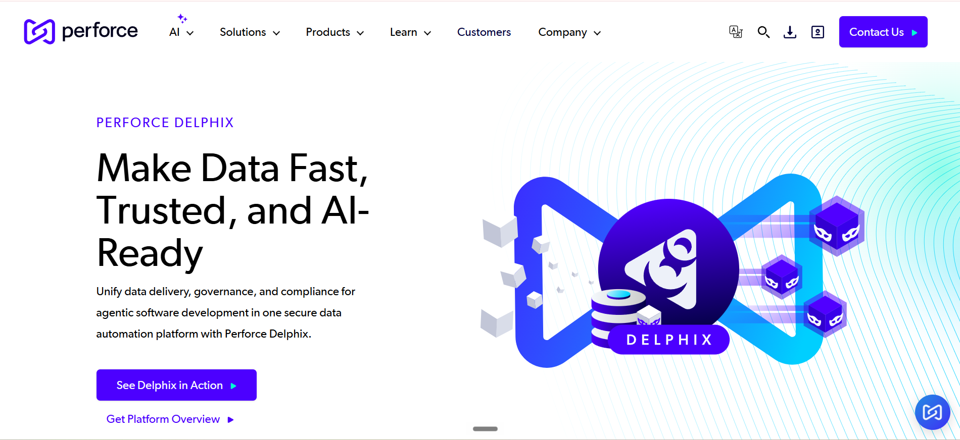  Delphix homepage