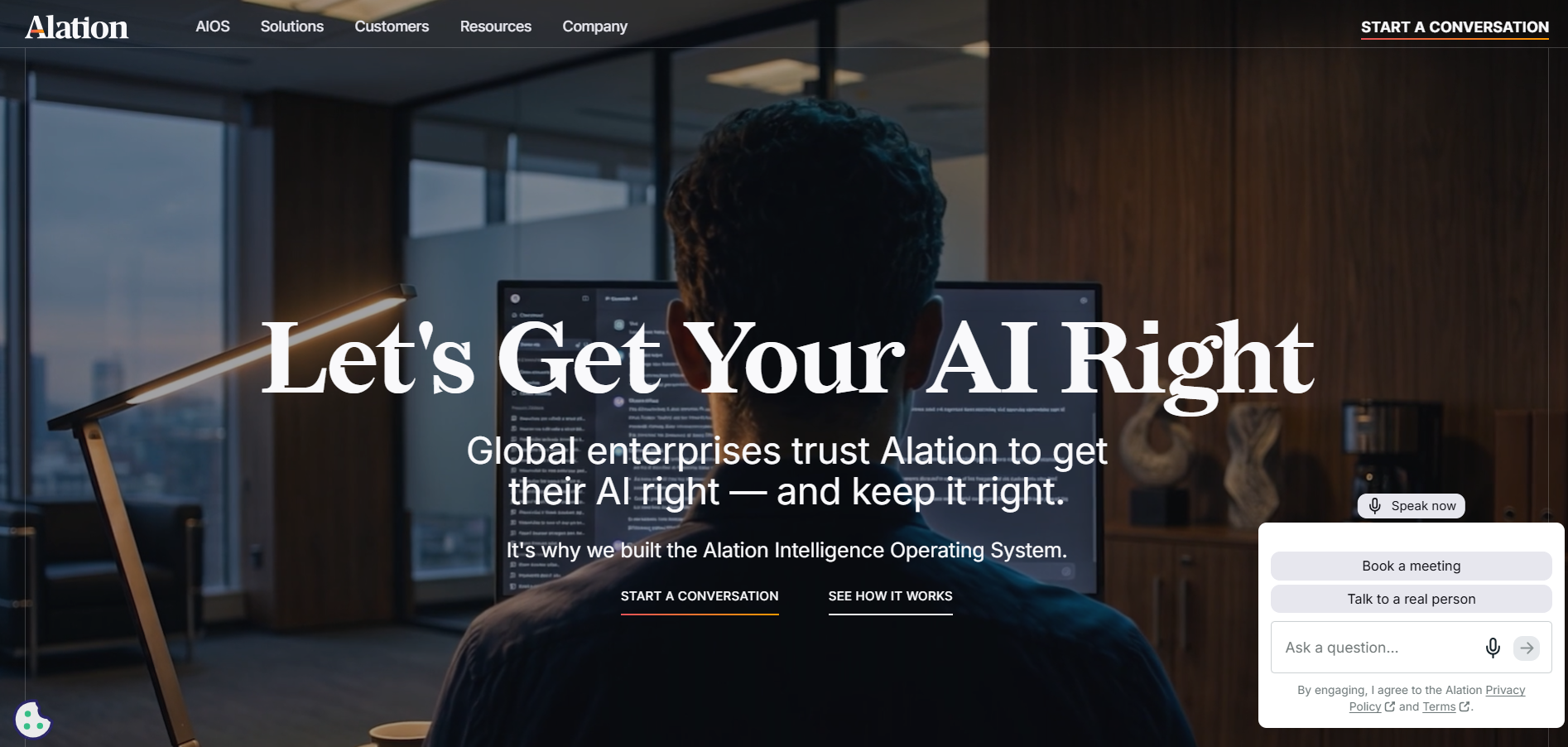 Alation homepage