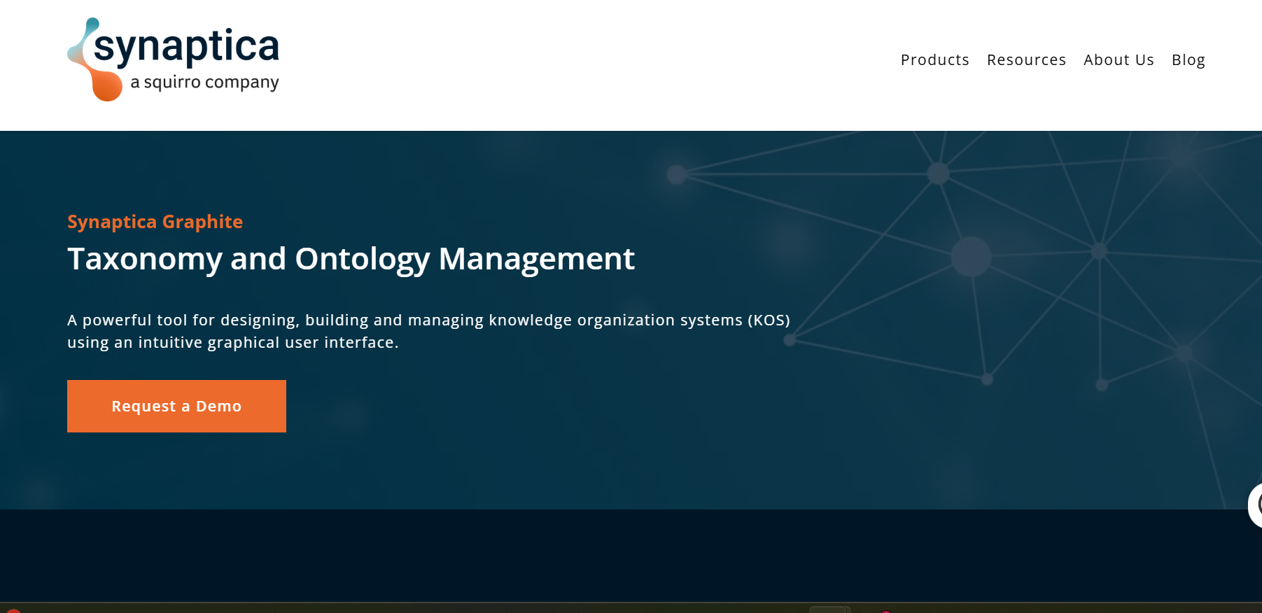 Synaptica homepage