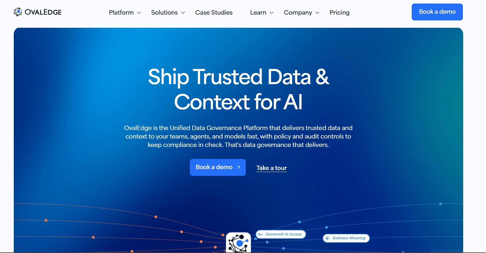 OvalEdge homepage