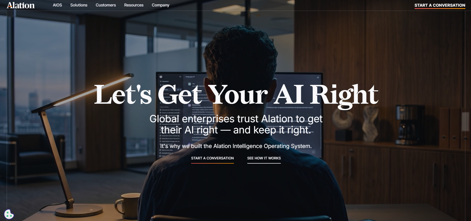 Alation homepage