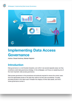 Implementing data access governance