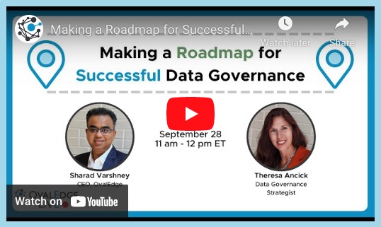 Webinar on Making a Roadmap for Successful Data Governance