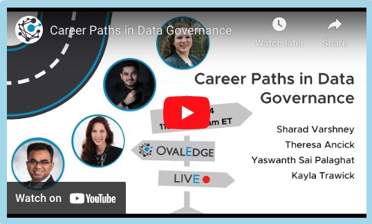 Webinar image on Career Paths in Data Governance